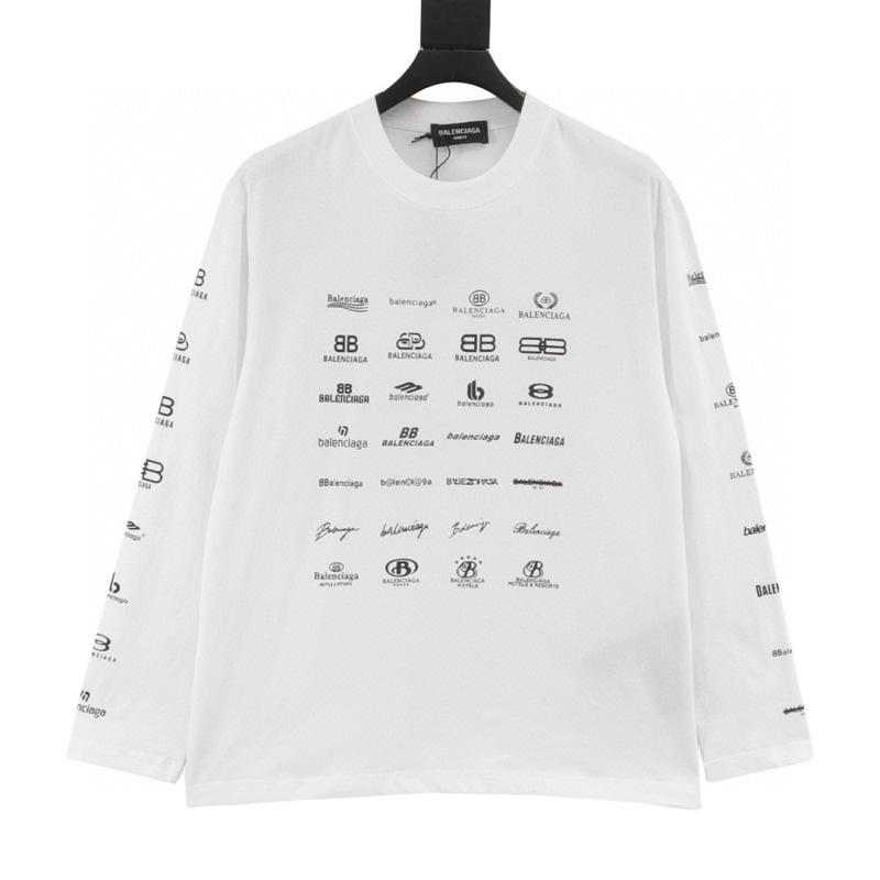 designer,replica,clothing,fake,1:1,lv,luxury,high quality Balenciaga classic logo print long-sleeved T-shirt (92C9) designer,replica,clothing,fake,1:1,lv,luxury,high quality Balenciaga classic logo print long-sleeved T-shirt (92C9)