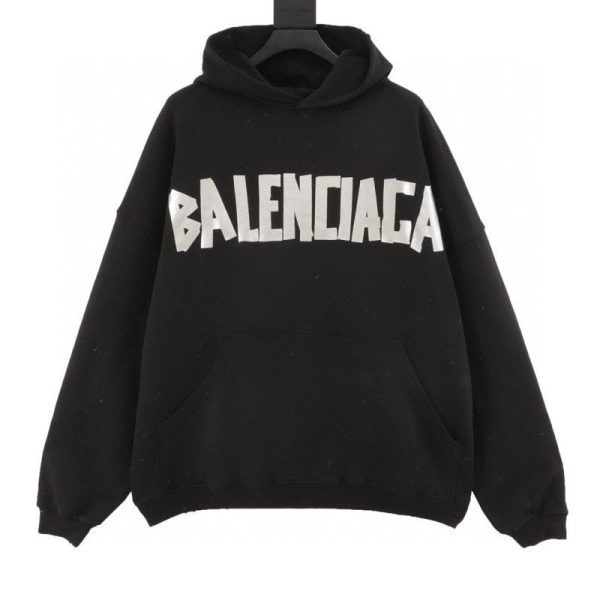 designer,replica,clothing,fake,1:1,lv,luxury,high quality Balenciaga masking tape hoodie (89E3)