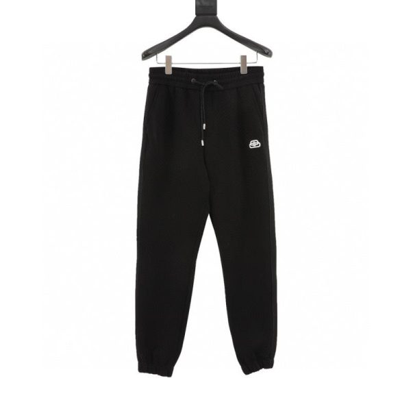 designer,replica,clothing,fake,1:1,lv,luxury,high quality Balenciaga embroidered belted trousers with clasp design (DF2F)
