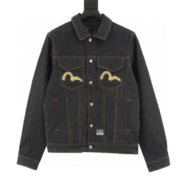 designer,replica,clothing,fake,1:1,lv,luxury,high quality EVISU Spring 2017 New Arrival: Men’s Mythical Beast Bai Ze Embroidered Fashion Trend (A2E5)