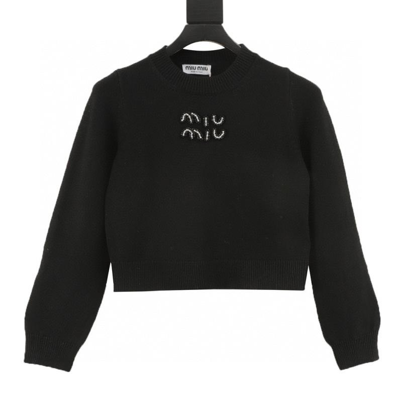 designer,replica,clothing,fake,1:1,lv,luxury,high quality MiuMiu Pearl Embroidered Crew Neck Sweater (5A09) designer,replica,clothing,fake,1:1,lv,luxury,high quality MiuMiu Pearl Embroidered Crew Neck Sweater (5A09)