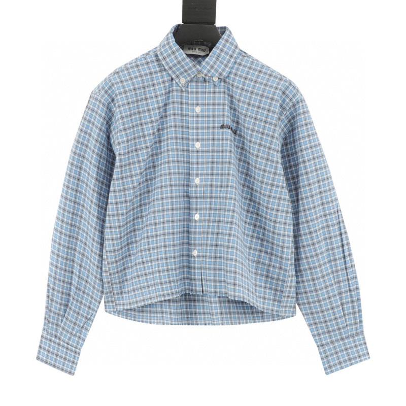 designer,replica,clothing,fake,1:1,lv,luxury,high quality MiuMiu plaid shirt (571A) designer,replica,clothing,fake,1:1,lv,luxury,high quality MiuMiu plaid shirt (571A)