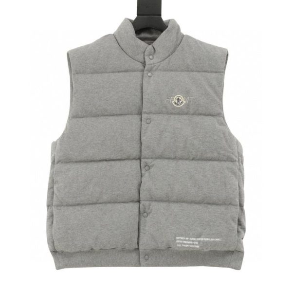 designer,replica,clothing,fake,1:1,lv,luxury,high quality Moncler Collaboration Embroidered Down Vest (39D4)