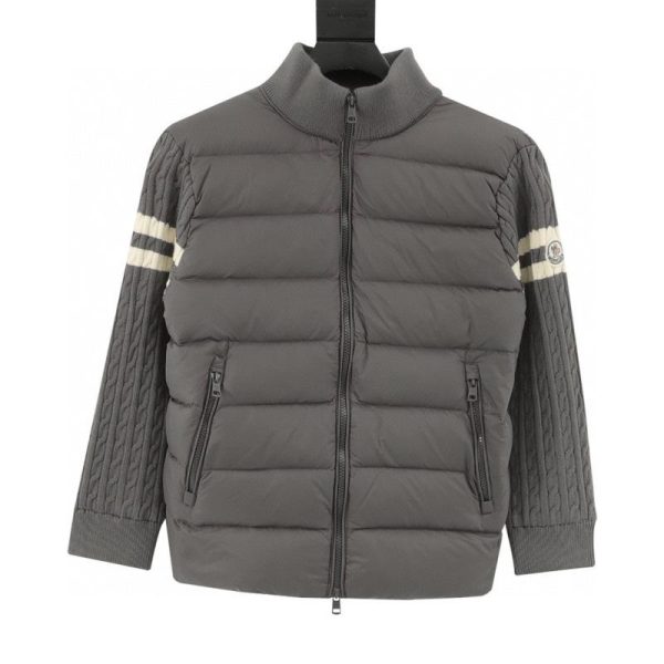 designer,replica,clothing,fake,1:1,lv,luxury,high quality Moncler Cardigan Men’s Down-Padded Wool and Cashmere Zip-Up Cardigan (57F9)