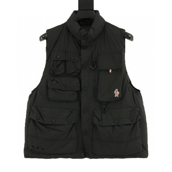 designer,replica,clothing,fake,1:1,lv,luxury,high quality Moncler Grenoble Tongass Down Outdoor Vest (56F4)