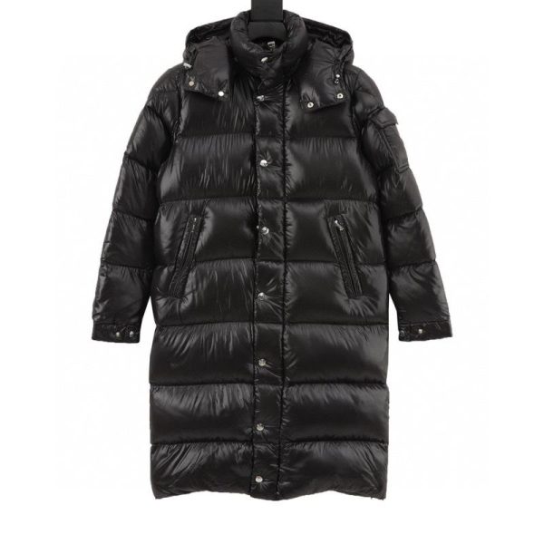 designer,replica,clothing,fake,1:1,lv,luxury,high quality Moncler Maya Long Green Down Jacket (67CE)