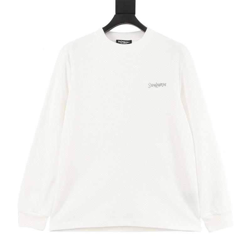 designer,replica,clothing,fake,1:1,lv,luxury,high quality SAINT LAURENT long-sleeved T-shirt with embroidered logo on the chest (54A7) designer,replica,clothing,fake,1:1,lv,luxury,high quality SAINT LAURENT long-sleeved T-shirt with embroidered logo on the chest (54A7)