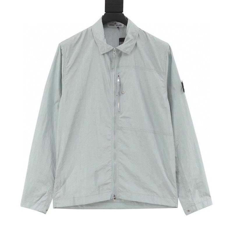 designer,replica,clothing,fake,1:1,lv,luxury,high quality STONE ISLAND Nylon Metal Series Solid Color Logo Patch Lapel Single Pocket Zip-Up Long Sleeve Jacket (362A) designer,replica,clothing,fake,1:1,lv,luxury,high quality STONE ISLAND Nylon Metal Series Solid Color Logo Patch Lapel Single Pocket Zip-Up Long Sleeve Jacket (362A)