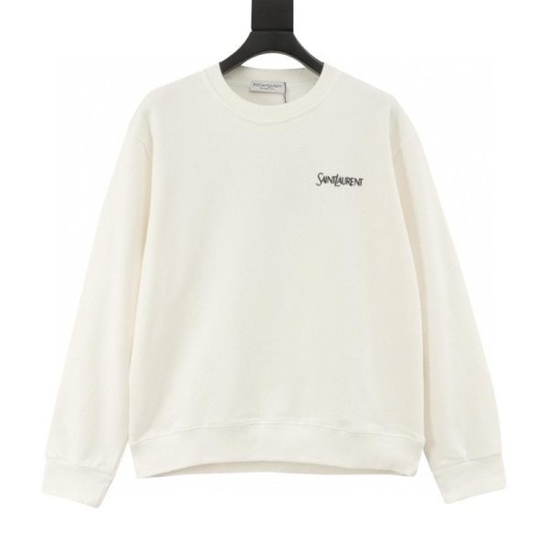 designer,replica,clothing,fake,1:1,lv,luxury,high quality Saint Laurent Paris Crew Neck Sweatshirt with Small Lettering (B4CA)