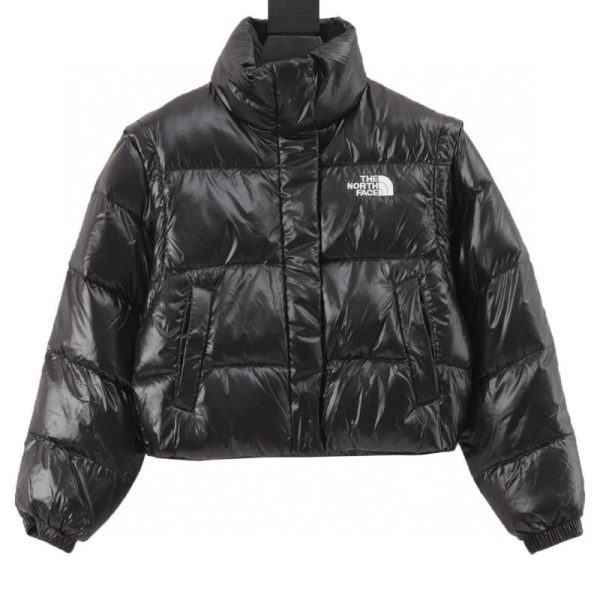 designer,replica,clothing,fake,1:1,lv,luxury,high quality THE NORTH FACE 86 Short Down Jacket with Sleeves (471B)