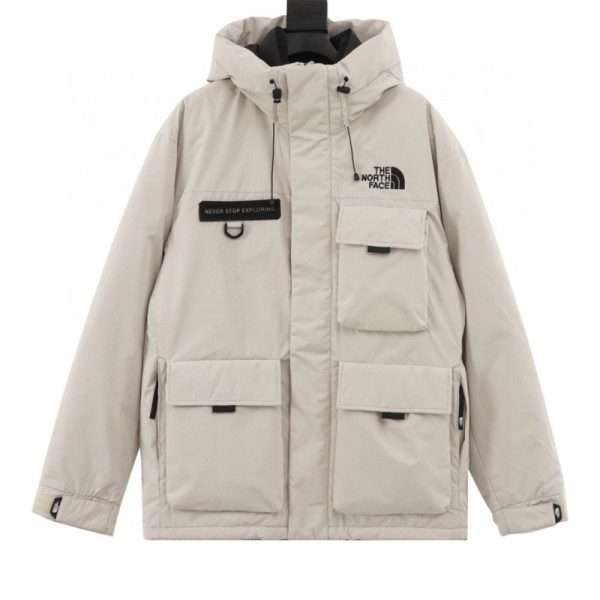 designer,replica,clothing,fake,1:1,lv,luxury,high quality The North Face Multi-Pocket Workwear Hooded Down Jacket (8889)