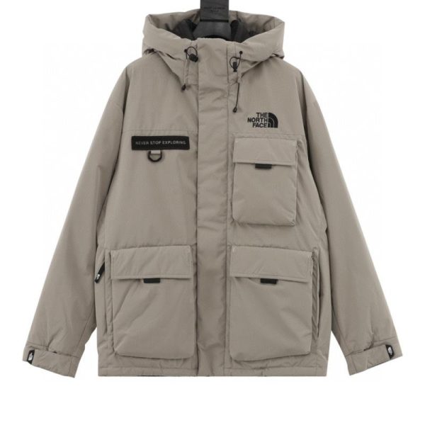 designer,replica,clothing,fake,1:1,lv,luxury,high quality The North Face Multi-Pocket Workwear Hooded Down Jacket (DA44)