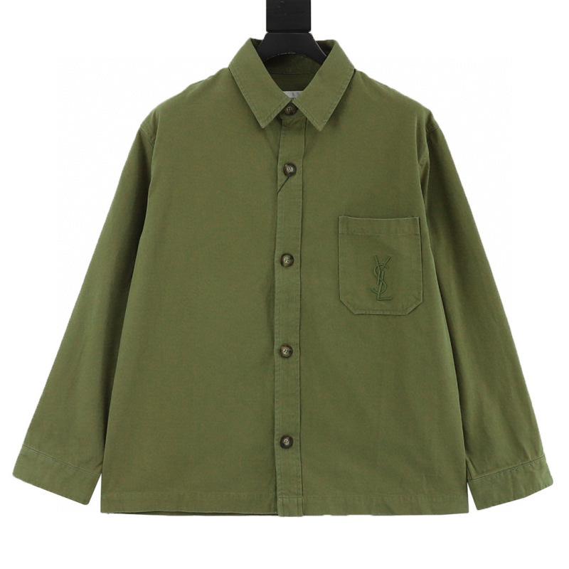 designer,replica,clothing,fake,1:1,lv,luxury,high quality YSL Saint Laurent Embroidered Pocket Button-Down Collar Long-Sleeve Shirt Jacket (33DD) designer,replica,clothing,fake,1:1,lv,luxury,high quality YSL Saint Laurent Embroidered Pocket Button-Down Collar Long-Sleeve Shirt Jacket (33DD)