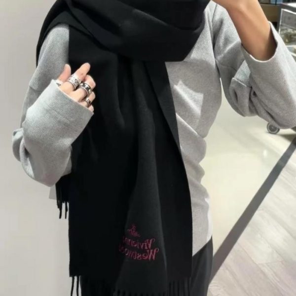 designer,replica,clothing,fake,1:1,lv,luxury,high quality Vivienne Westwood Premium Cashmere Scarf (EANY0)