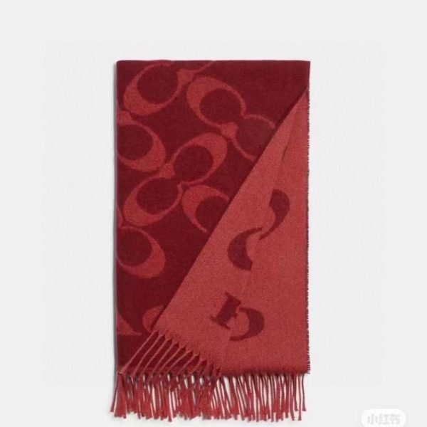designer,replica,clothing,fake,1:1,lv,luxury,high quality High-quality Coach classic C logo reversible shawl (K3X89)