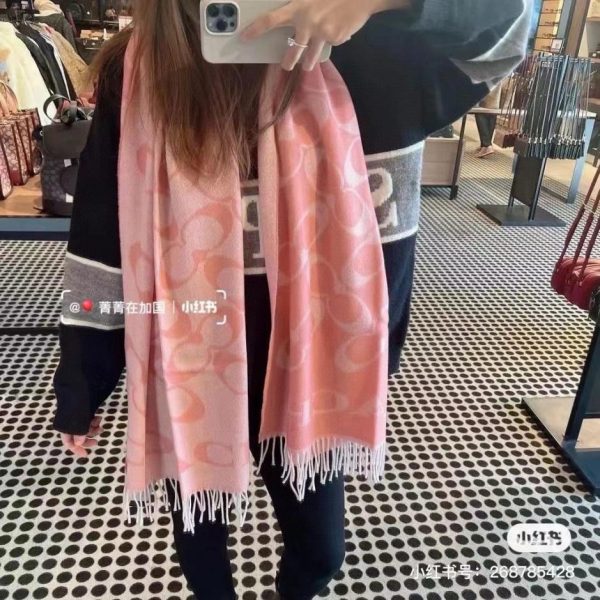 designer,replica,clothing,fake,1:1,lv,luxury,high quality High-quality Coach classic C logo reversible shawl (OD04E)