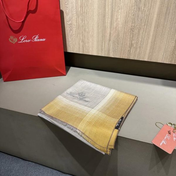 designer,replica,clothing,fake,1:1,lv,luxury,high quality LP Embroidered Spring/Summer New Colored Woven Check Square Scarf (SOXR1)
