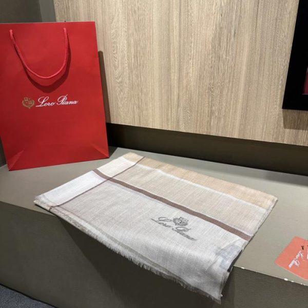 designer,replica,clothing,fake,1:1,lv,luxury,high quality Loro Piana Thin Cashmere Scarf (6C0NS)