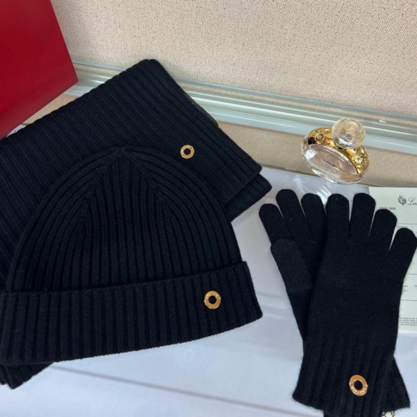 designer,replica,clothing,fake,1:1,lv,luxury,high quality Loro Piana Cashmere Knitted Set with Tapered Trim, 100% Cashmere Hat (SJWJ9)