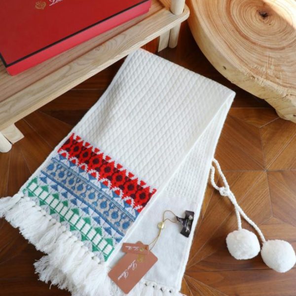 designer,replica,clothing,fake,1:1,lv,luxury,high quality Pianna pom-pom shawl, cashmere knit (8DOAG)