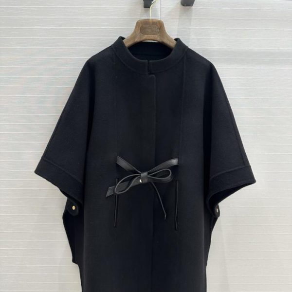 designer,replica,clothing,fake,1:1,lv,luxury,high quality LP Premium Leather-Trimmed Cashmere Cape Coat (NUYU9)