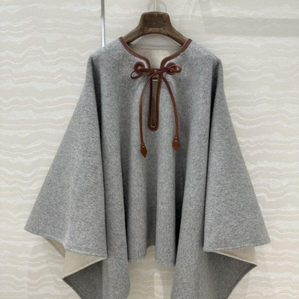 designer,replica,clothing,fake,1:1,lv,luxury,high quality High-end quality, luxurious vintage style, heavy-duty genuine leather edging cashmere shawl/cape (WBUA3)
