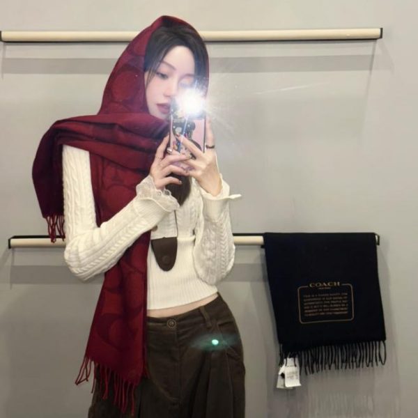 designer,replica,clothing,fake,1:1,lv,luxury,high quality Coach 6-color shawl (B1XJL)