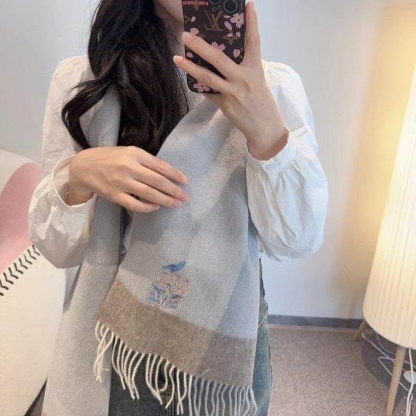 designer,replica,clothing,fake,1:1,lv,luxury,high quality Loewe’s gentle reversible scarf (U3BMZ)