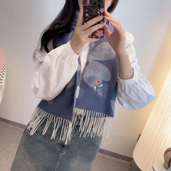 designer,replica,clothing,fake,1:1,lv,luxury,high quality Loewe Gentle Reversible Scarf (52HEO)