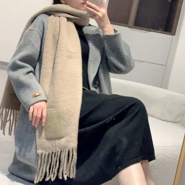 designer,replica,clothing,fake,1:1,lv,luxury,high quality Loewe’s new colorful mohair scarf (F1DF7)