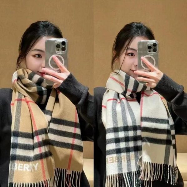 designer,replica,clothing,fake,1:1,lv,luxury,high quality Burberry double-sided color-blocked jacquard cashmere scarf (ROYFQ)