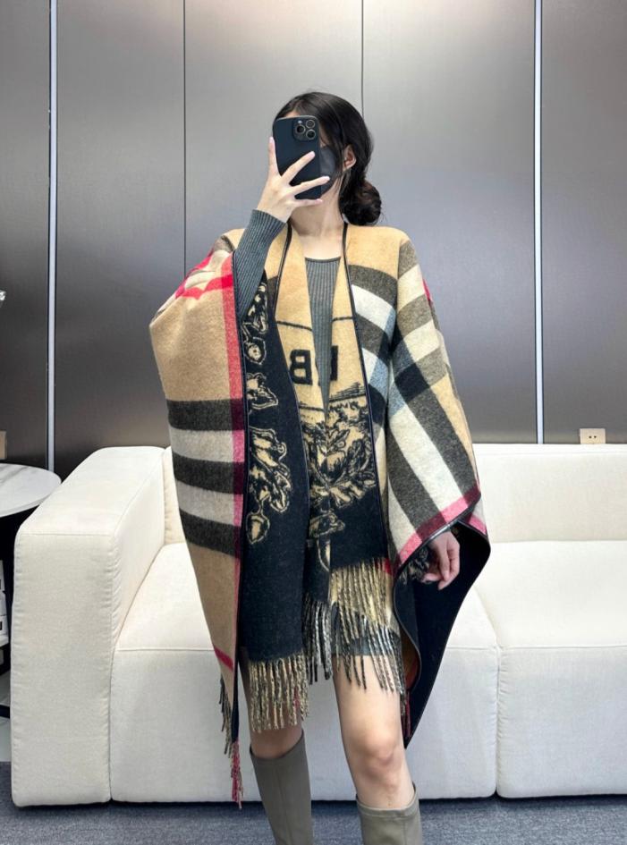 designer,replica,clothing,fake,1:1,lv,luxury,high quality Burberry Equestrian Cashmere Jacquard Cape, Reversible (A+B Sides) (HOKRV) designer,replica,clothing,fake,1:1,lv,luxury,high quality Burberry Equestrian Cashmere Jacquard Cape, Reversible (A+B Sides) (HOKRV)