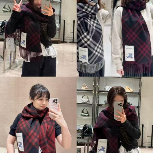designer,replica,clothing,fake,1:1,lv,luxury,high quality Burberry’s new tartan cashmere scarf (57GYR)