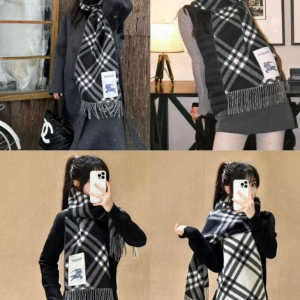 designer,replica,clothing,fake,1:1,lv,luxury,high quality Burberry’s new tartan cashmere scarf (LHNNY)