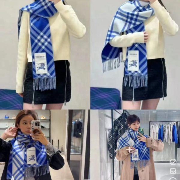 designer,replica,clothing,fake,1:1,lv,luxury,high quality Burberry’s new tartan cashmere scarf (TQOZS)