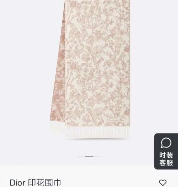 designer,replica,clothing,fake,1:1,lv,luxury,high quality Dior Chardons patterned embroidered scarf (1X01L)
