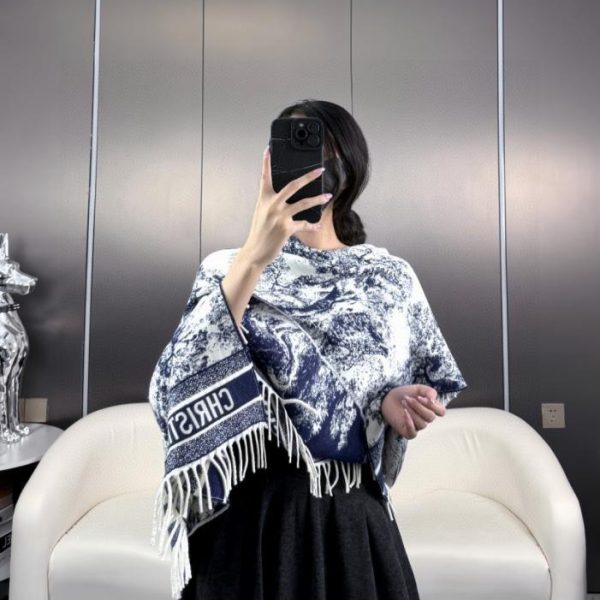 designer,replica,clothing,fake,1:1,lv,luxury,high quality Dior CD Animal Print Large Square Scarf (3-in-1: Scarf, Shawl, Blanket) (VSZYS)