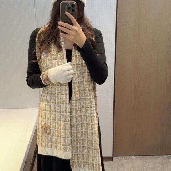 designer,replica,clothing,fake,1:1,lv,luxury,high quality Chanel three-piece set, 100% pure cashmere (UA2VD)