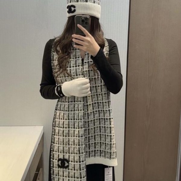 designer,replica,clothing,fake,1:1,lv,luxury,high quality Chanel three-piece set, 100% pure cashmere (Y0NZW)