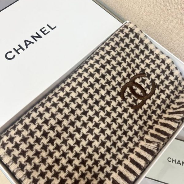 designer,replica,clothing,fake,1:1,lv,luxury,high quality Chanel Double C Knitted Cashmere Scarf (10WFJ)