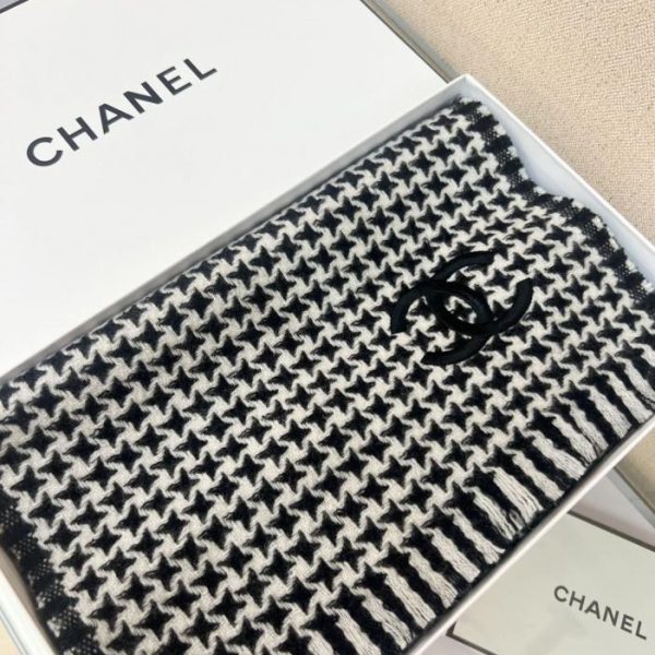 designer,replica,clothing,fake,1:1,lv,luxury,high quality Chanel Double C Knitted Cashmere Scarf (HDZSY)