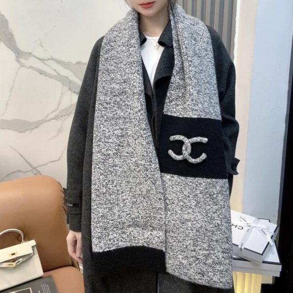 designer,replica,clothing,fake,1:1,lv,luxury,high quality CHANEL’s latest woven scarf collection (1BI5C)