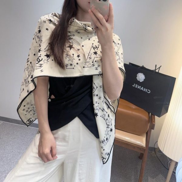 designer,replica,clothing,fake,1:1,lv,luxury,high quality Chanel scarf (IYZ4E)
