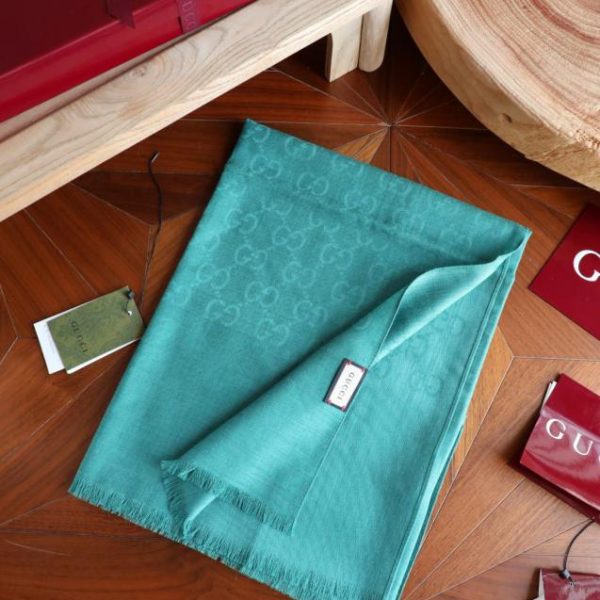 designer,replica,clothing,fake,1:1,lv,luxury,high quality GG Long Scarf, Elegant Two-Tone Jacquard Silk Cashmere Long Scarf (D6TUD)