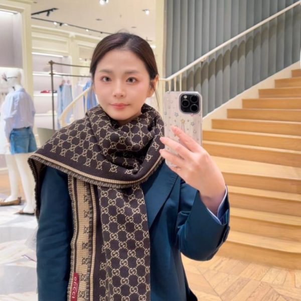designer,replica,clothing,fake,1:1,lv,luxury,high quality Gucci Reversible Wool Scarf (X8Y53) – New Fall/Winter Style.