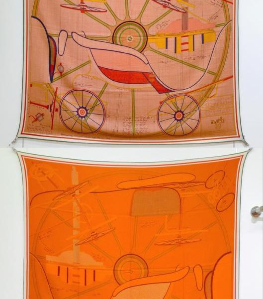 designer,replica,clothing,fake,1:1,lv,luxury,high quality RHMS 93 Double-sided, contrasting colors, cashmere and silk Hermès “Little Carriage” (OO5XE)
