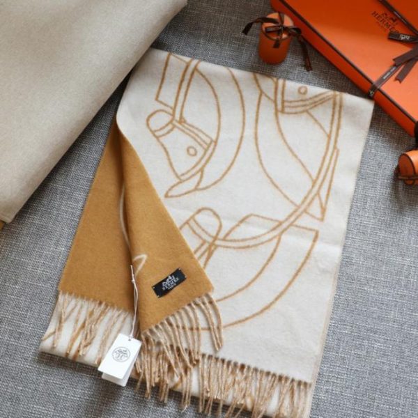 designer,replica,clothing,fake,1:1,lv,luxury,high quality Hermes Double-sided Horsehead Shawl, Thickened Double-sided Jacquard (GNM56)