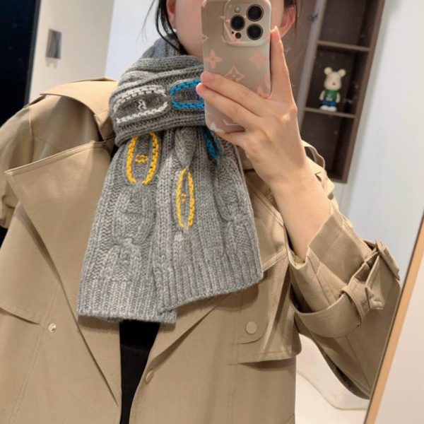 designer,replica,clothing,fake,1:1,lv,luxury,high quality Hermès Classic Pig Nose Cable Knit Scarf, Classic Style (9R0I4)