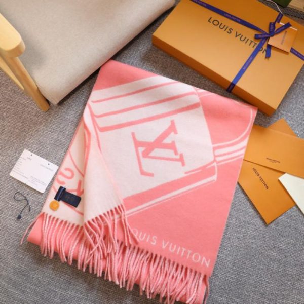 designer,replica,clothing,fake,1:1,lv,luxury,high quality LV 450g high-density blended velvet padlock shawl (U4Y8R)