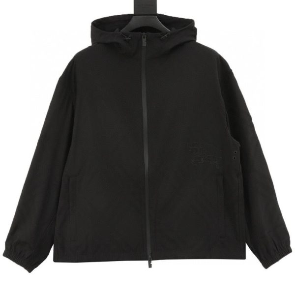 designer,replica,clothing,fake,1:1,lv,luxury,high quality Burberry Ponytail Jacquard Hooded Jacket (D13B)